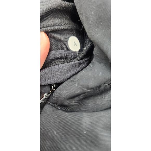 Lululemon Puffy Blanket Jacket Size 4‎ Black Hooded 2 Way Zipper W4D71S - Picture 11 of 14